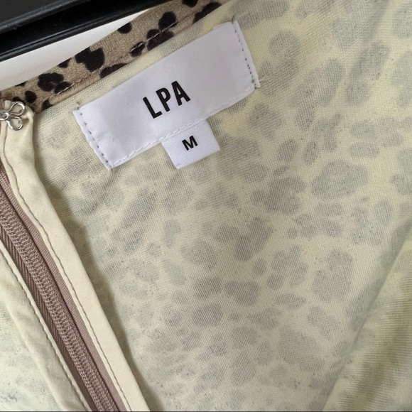 LPA Lille Mini Dress in Leopard - Picture 6 of 6